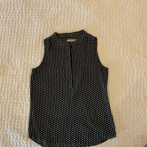 Banana Republic Black and White Polka Dot Blouse